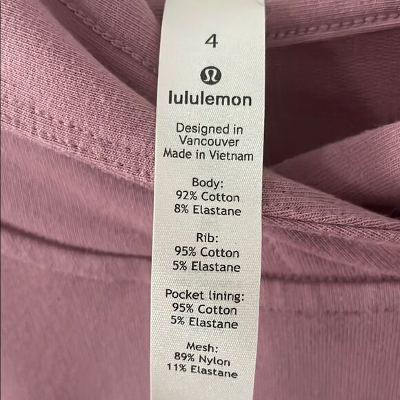 Lululemon Pink Women's Hoodie - Picture 2 of 6